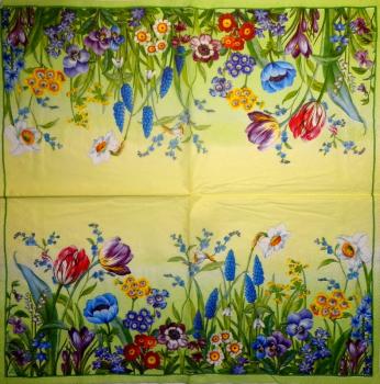 076 Tulips - 3-ply - (grün/grün) - Ihr